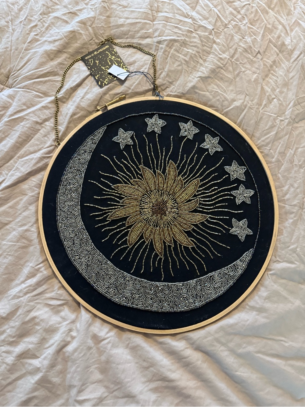 Celestial Beaded Wall Hanging